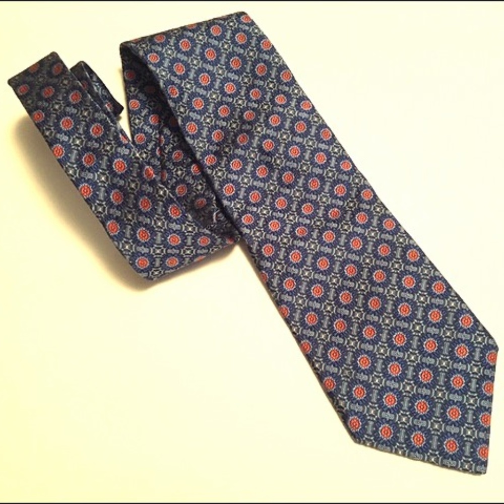 SALE Hickey Freeman Handmade Silk Jacquard Tie
